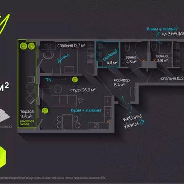 Продаю 3к квартиру в розтермінування на 30 місяців  без % ЖК City by blago