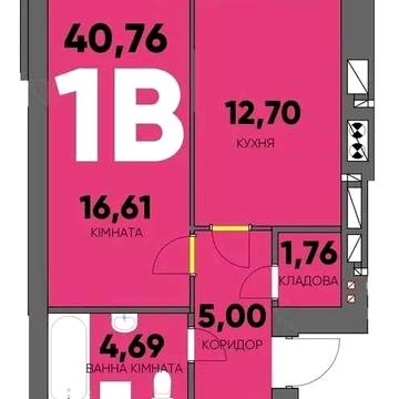 Євродвушка з газом та наповненням. Можна на ремонт. Програми так ЖК Continent Ray