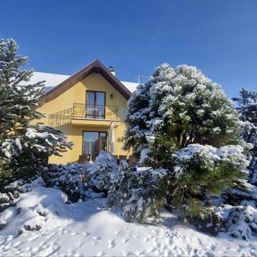 Будинок за авторським проектом з басейном і гаражем зроблений з любов