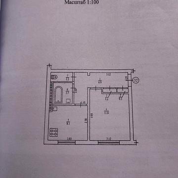 Продається однокімнатна квартира в місті Гадяч