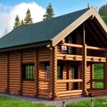 Будинок з дерева (дерев"яний будинок)