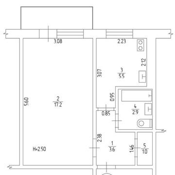 Продам 1 к квартиру, пр. Л. Ландау, коммунальный рынок