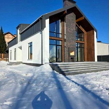 Барнхаус 239 м² під Києвом, Іванковичі, тераса, 9 соток