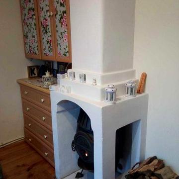 Двокімнатна картира  з автономним опаленням  та каміном