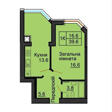 Без комісії, продаж однокімнатної  в зданому будинку ЖК Софія Нова