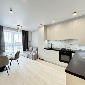 1-Кімнатна «На Щасливому» Нова! Перша здача!