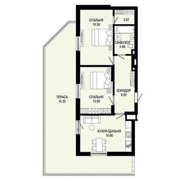 Продаж 2к Квартира Щурата вулиця ЖК Viking Hills