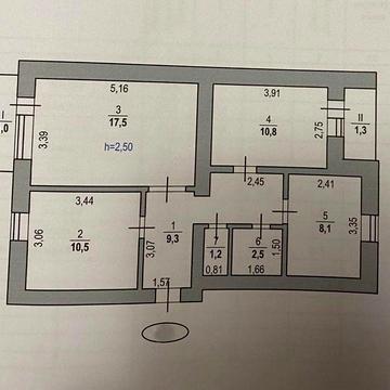 Продається трьохкімнатна квартира