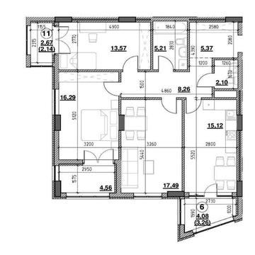 Продаж 3 кім. квартири_98 м²_ЖК Голоські Кручі_Львів вул. Під Голоском ЖК Голоські кручі