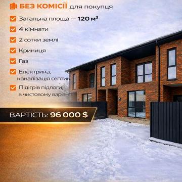 Продаж таунхаусу з балконом на Вінницьких Хуторах