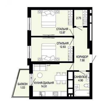 Продаж 2к Квартира Щурата вулиця ЖК Viking Hills