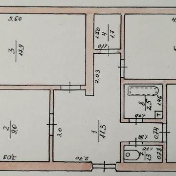 Продам 3-х комнатную квартиру Вилково (Вилкове)