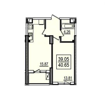 1-к квартира с ПАНОРАМНЫМ видом на море, ЖК «Посейдон» ЖК ПОСЕЙДОН