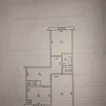 Продам 2-х комнатную квартиру н/п. ПШС - 3й этаж