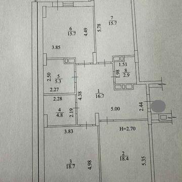 103м2 ЖК Пролисок ДОМ ЗАСЕЛЁН, КОММУНИКАЦИИ Продам 3 комн. квартиру AB ЖК Пролисок