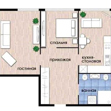 продам 2-к на французському бульвару