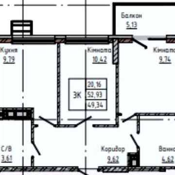манхетен ап благо 2 кімнатна єоселя озеро парк центр ЖК Manhattan up