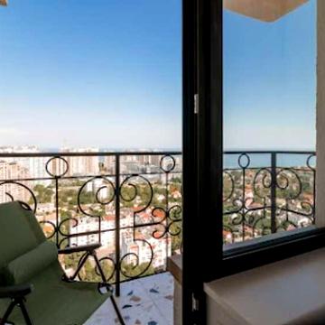 Педагогічна ЖК Лімнос ШИКАРНИЙ вид моря 2 Балкона