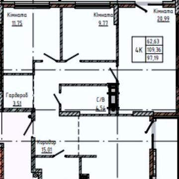 РОЗТЕРМІНУВАННЯ 4 кімнатна манхетен ап благо єоселя парк озеро центр ЖК Manhattan up