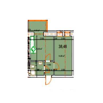 Продаж 1к Квартира Малицької вулиця ЖК Family House