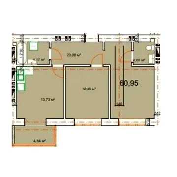 Продаж 2к Квартира Малицької вулиця ЖК Family House