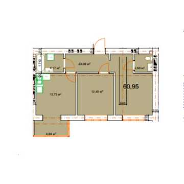 Продаж 2к Квартира Малицької вулиця ЖК Family House