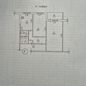 Продам 2 комн. Квартиру на тополе