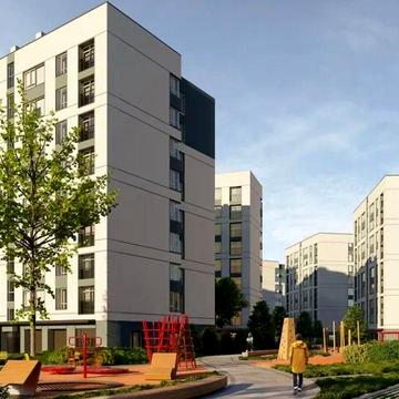 1к. квартира 38,2 м² з балконом.