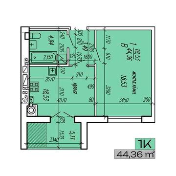 1-кімнатна квартира (нова) ЖК Smart Fort