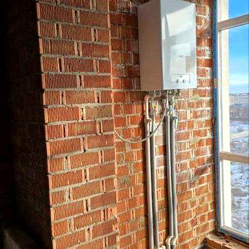 Просторная 2к 75 метров Кирпич. Газ котел