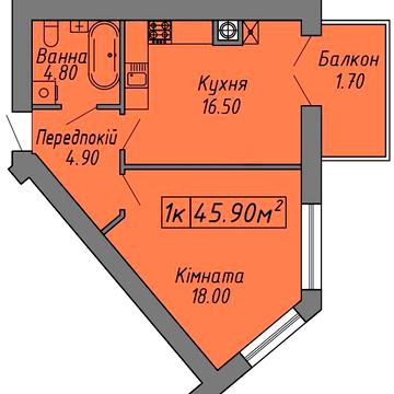 Розтермінування від забудовника, продаж 2-кімн квартири ЖК Скандинавія ЖК Скандинавія
