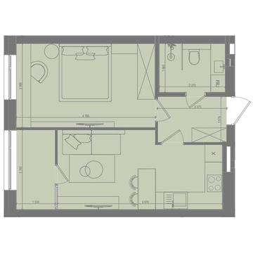 Продаж 1к Квартира Тургенєвська вулиця ЖК D25