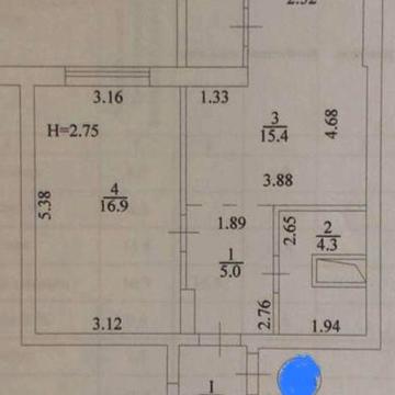 1-кімнатна квартира, ЖК «Навігатор», провулок Балтійський, 3а ЖК Навигатор