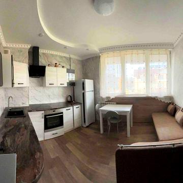 Студія вул. Камянська 127, метро Вирлиця краєвид на сад