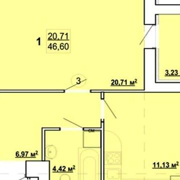 Продаж 1к Квартира Борткевича вулиця ЖК Гидропарк