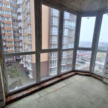 Ликвидная  1-к квартира 42м2 с панарамными окнами в новом комплексе