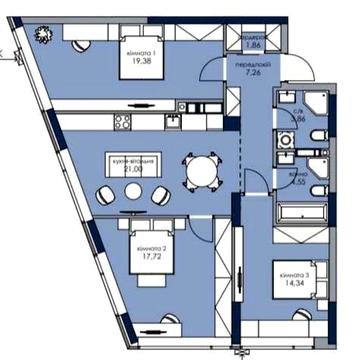 ВЛАСНИК під «еОселю» Продаж 3-кімнатної квартири в ЖК Новий Автограф ЖК Новий Автограф