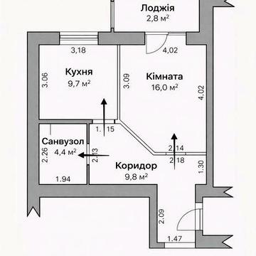 Квартира де кВ.м. дешевше ніж у забудовника ЖК Незалежності 19