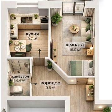 Квартира де кВ.м. дешевше ніж у забудовника ЖК Незалежності 19