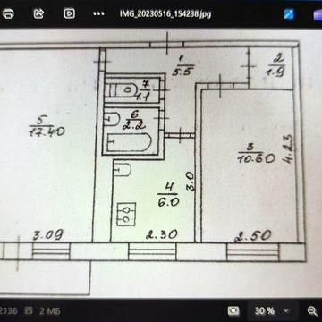2-х комнатная квартира на Юности
