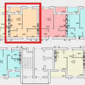 ЛУЧШАЯ ЦЕНА! S=44м2 ЖК Гидропарк, Продам 1 комн квартиру ДОМ СДАН! AB ЖК Гидропарк