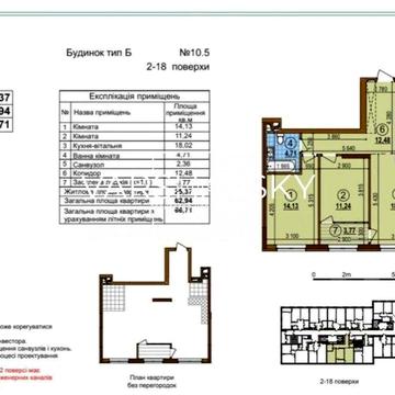 Продаж двокімнатної квартири | ЖК Варшавський - 3 ЖК Варшавський 3