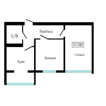 Продаж 2-х кімнатної квартири