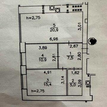 Двокімнатна квартира з документами! Оформлення 2%! СЕРТИФІКАТ - ТАК!