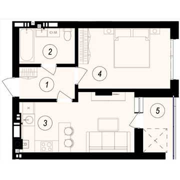 Продаж 1к Квартира Тлехаса вулиця ЖК GARDEN CITY