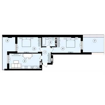Продаж 2к Квартира Тлехаса вулиця ЖК GARDEN CITY