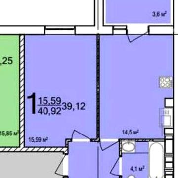 Продаж 1к Квартира Академіка Барабашова вулиця ЖК Птичка