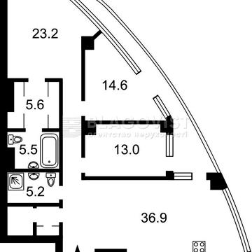 Продаж 123м2 ЖК Taryan Towers Башни Будущего вул Іоанна Павла ІІ Центр ЖК Taryan Towers