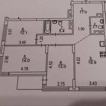 Терміновий продаж! ЖК Варшавський 2, 84м2!