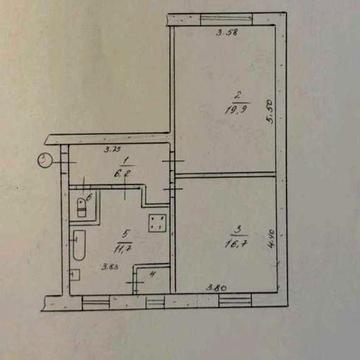 Продам 2-х комнатную в центре города